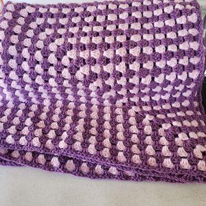 Baby Girl Purple and Pink Blanket